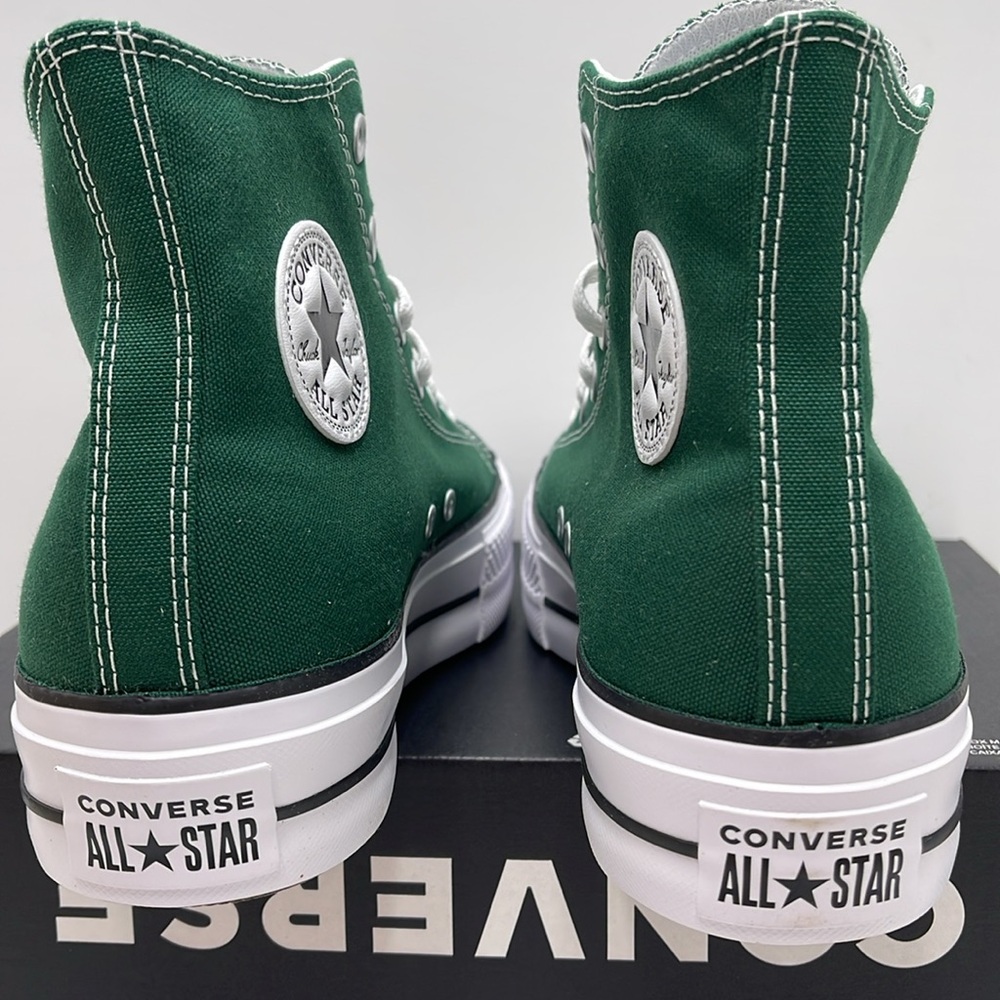 Converse Men’s CTAS LIFT HI
MIDNIGHT CLOVER/WHITE/BLACK A09987C Platforms Sneakr - Picture 14 of 16